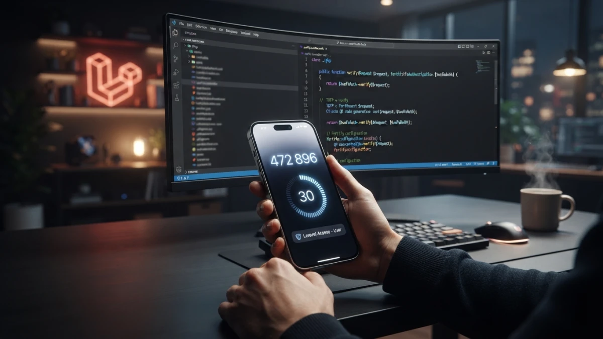 Laravel 13 Two-Factor Authentication: TOTP 2FA with Google Authenticator