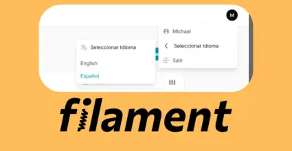 Agregar un Selector de Idioma bajo el Menú de Usuario