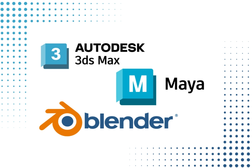 Análisis Comparativo de Software 3D Blender vs Maya vs 3ds Max