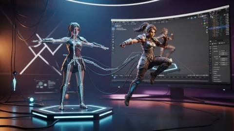 Animate Characters in Blender 5.2 with Mixamo: From Model to Render Without Hand Rigging