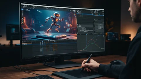 Animation in Blender 5.2: Keyframes, the Dope Sheet, and the Graph Editor from Scratch