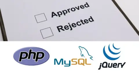 Learn to Approve and Disapprove in PHP and MySQL with AJAX.