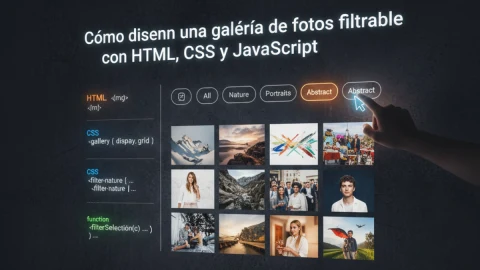 Cómo diseñar una galería de fotos filtrable con HTML, CSS y JavaScript