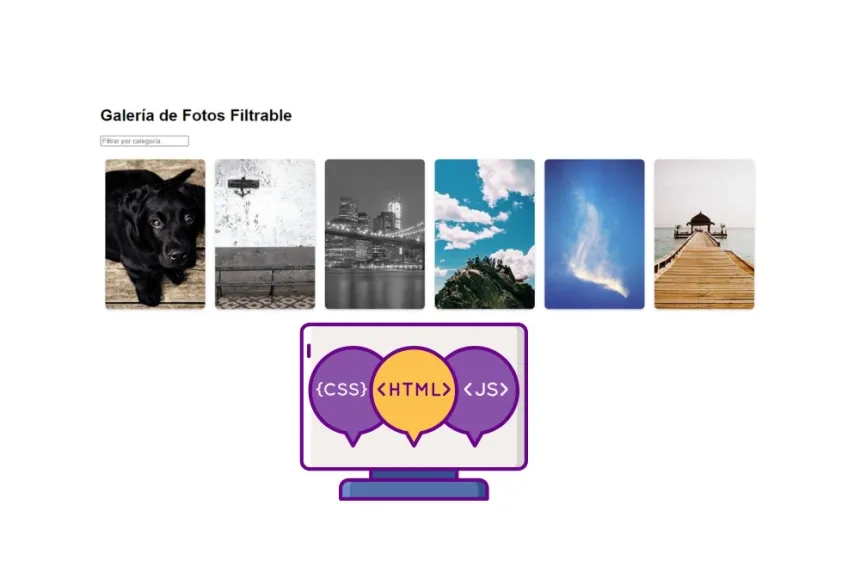 How to Design a Filterable Photo Gallery with HTML, CSS, and JavaScript