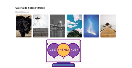 Cómo diseñar una galería de fotos filtrable con HTML, CSS y JavaScript