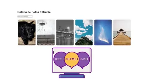 How to Design a Filterable Photo Gallery with HTML, CSS, and JavaScript