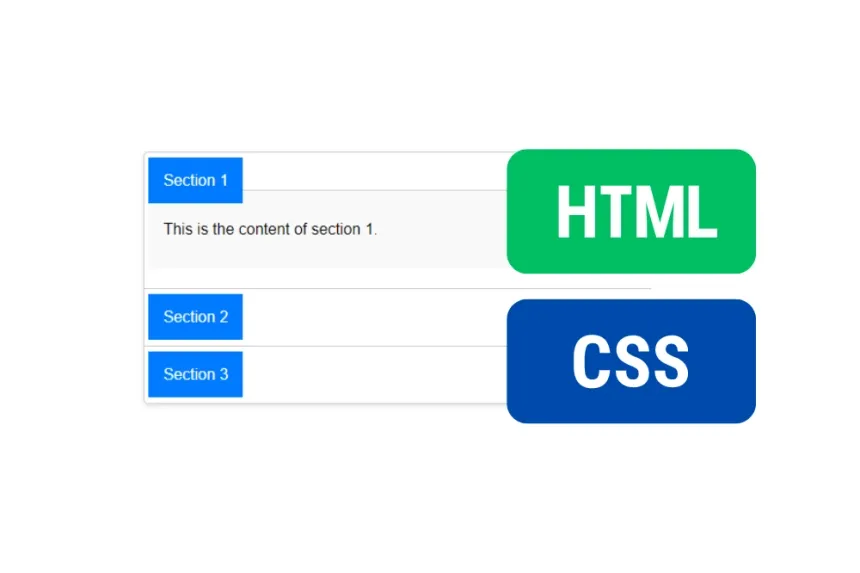 Cómo hacer un sistema de acordeón (accordion) con solo HTML y CSS