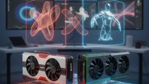 Comparativa de GPUs AMD y NVIDIA para artistas 3D