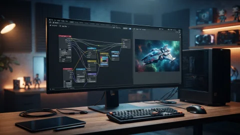 Compositing in Blender 5.2: Node-Based Post-Processing, Render Layers, and the New Blank Image