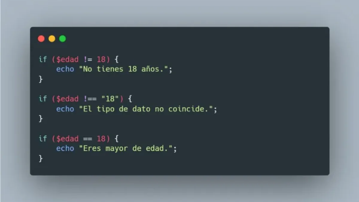 Understand assignment and comparison operators in Laravel.
