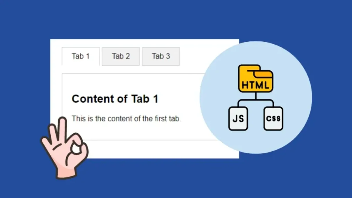 Creación de un sistema de pestañas (tabs) con HTML y CSS
