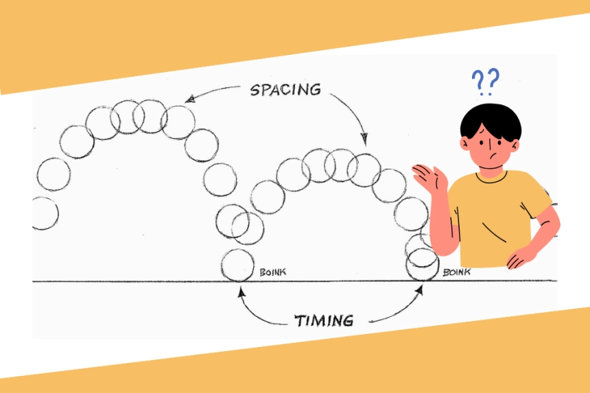 ¿Cuál es la diferencia entre Timing y Spacing en Animación?