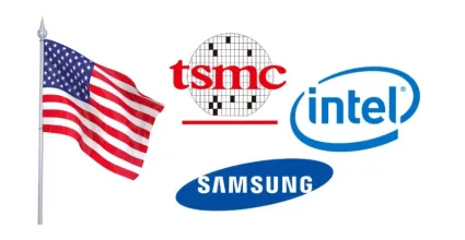 The U.S. implements restrictions on TSMC, Intel, and Samsung.