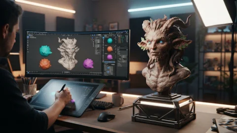 Digital Sculpting in Blender 5.2: A Beginner's Guide