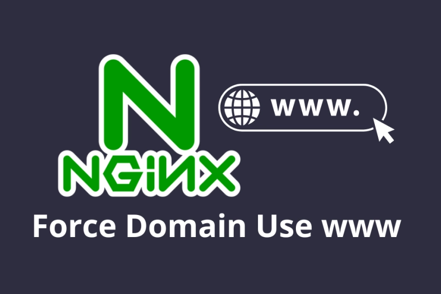 Force Domain Use www Nginx