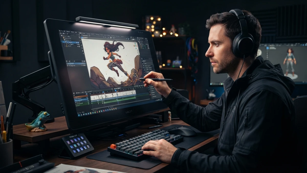 Grease Pencil in Blender 5.2 LTS: 16 New Features for 2D Animation and Storyboards