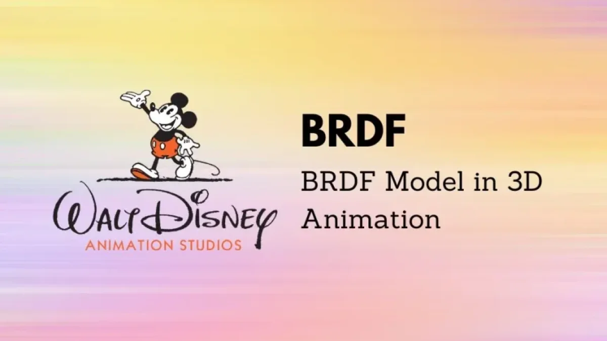 Guía completa sobre el modelo BRDF en animación 3D