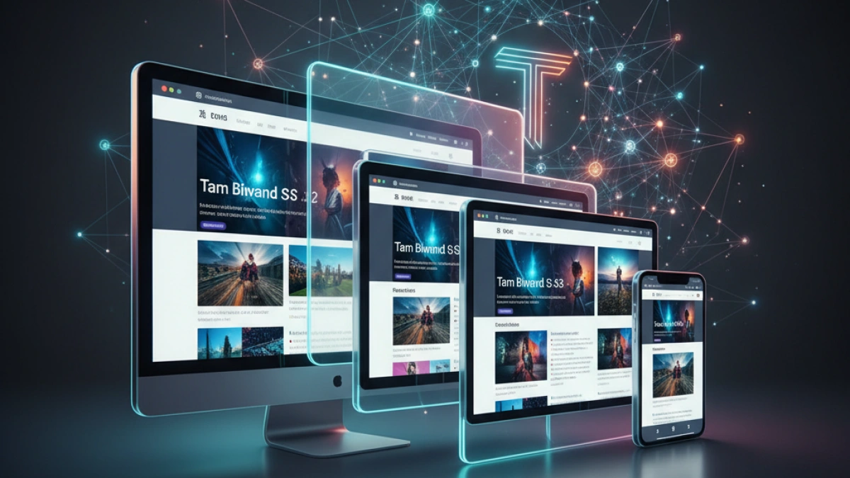 Implementación de diseño responsive con Tailwind CSS