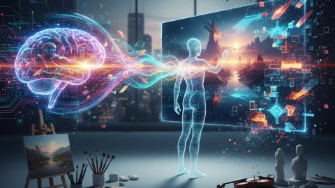 La inteligencia artificial superará la creatividad humana en 2025