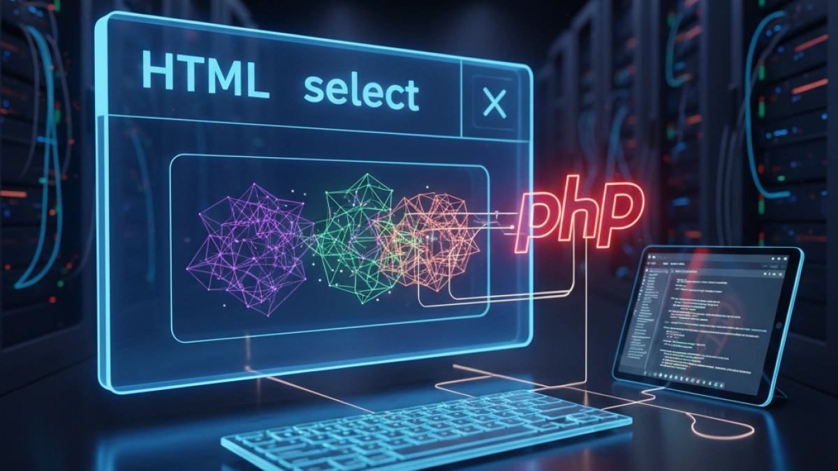 Llena un select HTML fácilmente con arrays asociados en PHP