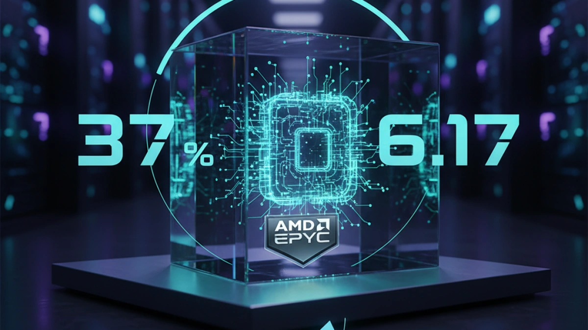 Mejoras del Kernel: 37% de Rendimiento en AMD EPYC con Linux 6.17 en 2025