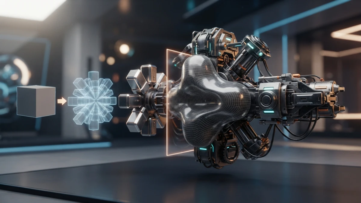 Modificadores en Blender 5.2: modelado no destructivo con Array, Bevel, Mirror y Subdivision