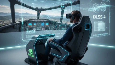 NVIDIA DLSS 4 Multi Frame Generation llega a Microsoft Flight Simulator 2024