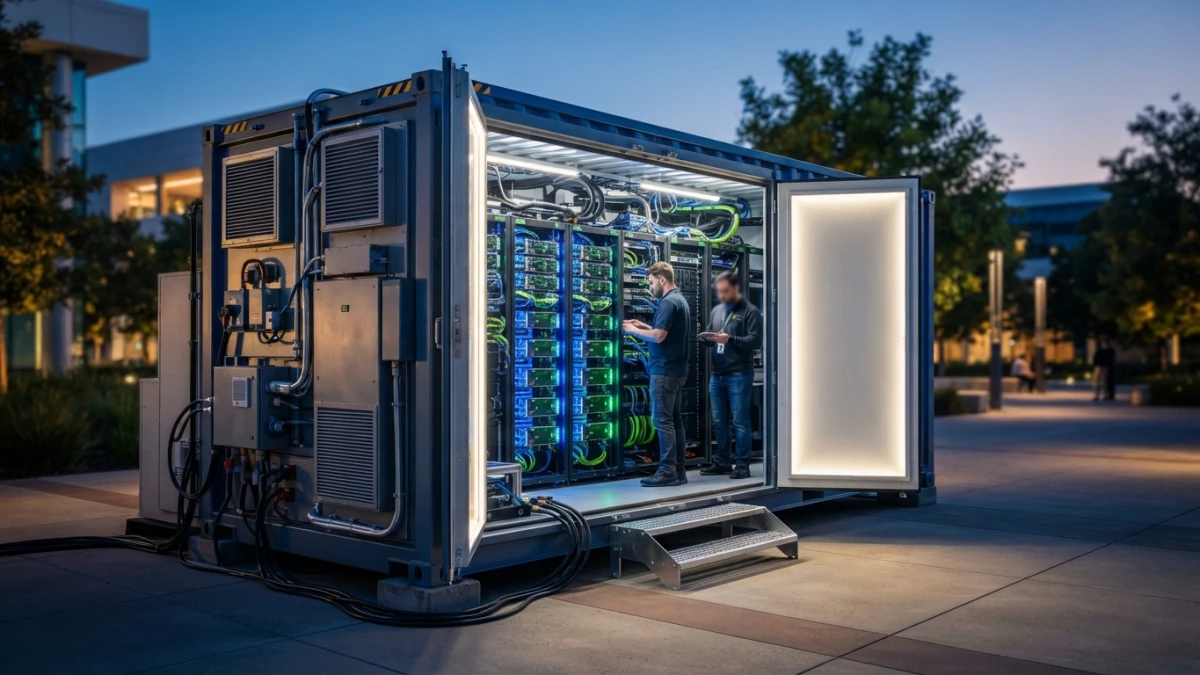 NVIDIA DSX POD: An AI Factory in a Shipping Container, Live in 14 Days