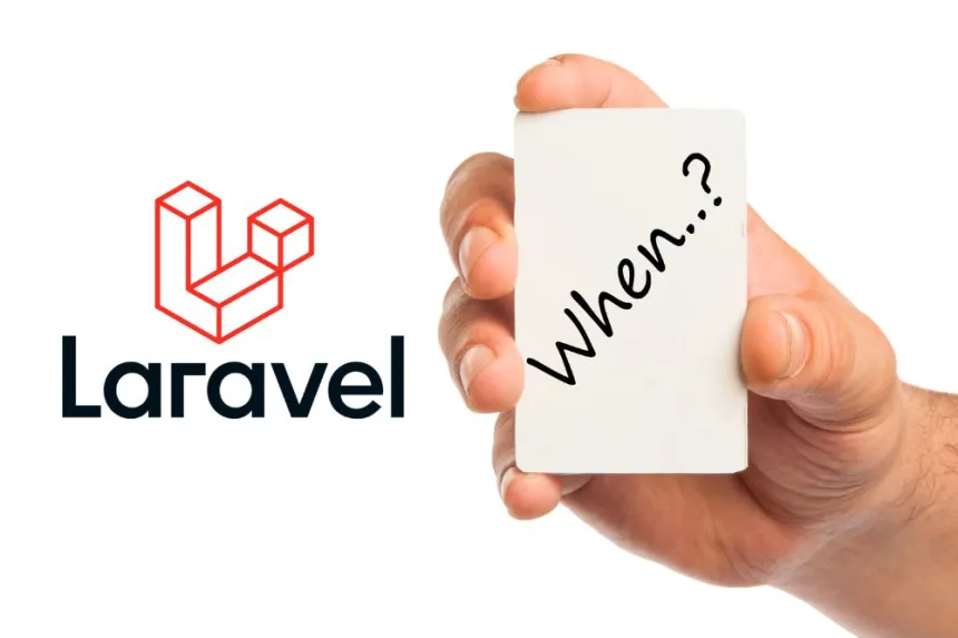 Optimize request handling in Laravel with the when method.