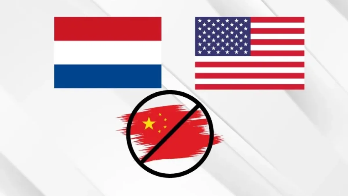 The Netherlands joins the US and limits exports to China.