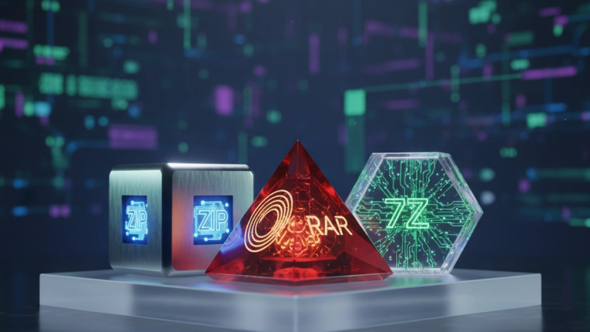 What file format to choose: ZIP, RAR or 7Z in 2025?