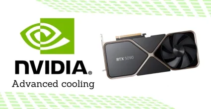 Advanced cooling in the GeForce RTX 50: liquid and air