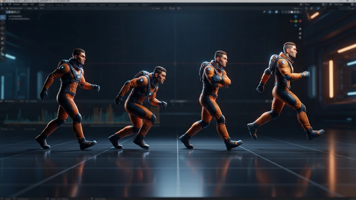 Blender 5.2 Walk Cycle: Animate a Character Walking with the 4 Key Poses
