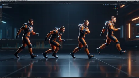 Blender 5.2 Walk Cycle: Animate a Character Walking with the 4 Key Poses